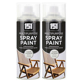2X 151 Clear Lacquer Spray Paint 400ml Spray Paint